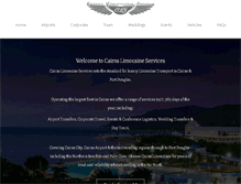 Tablet Screenshot of cairnslimousines.com